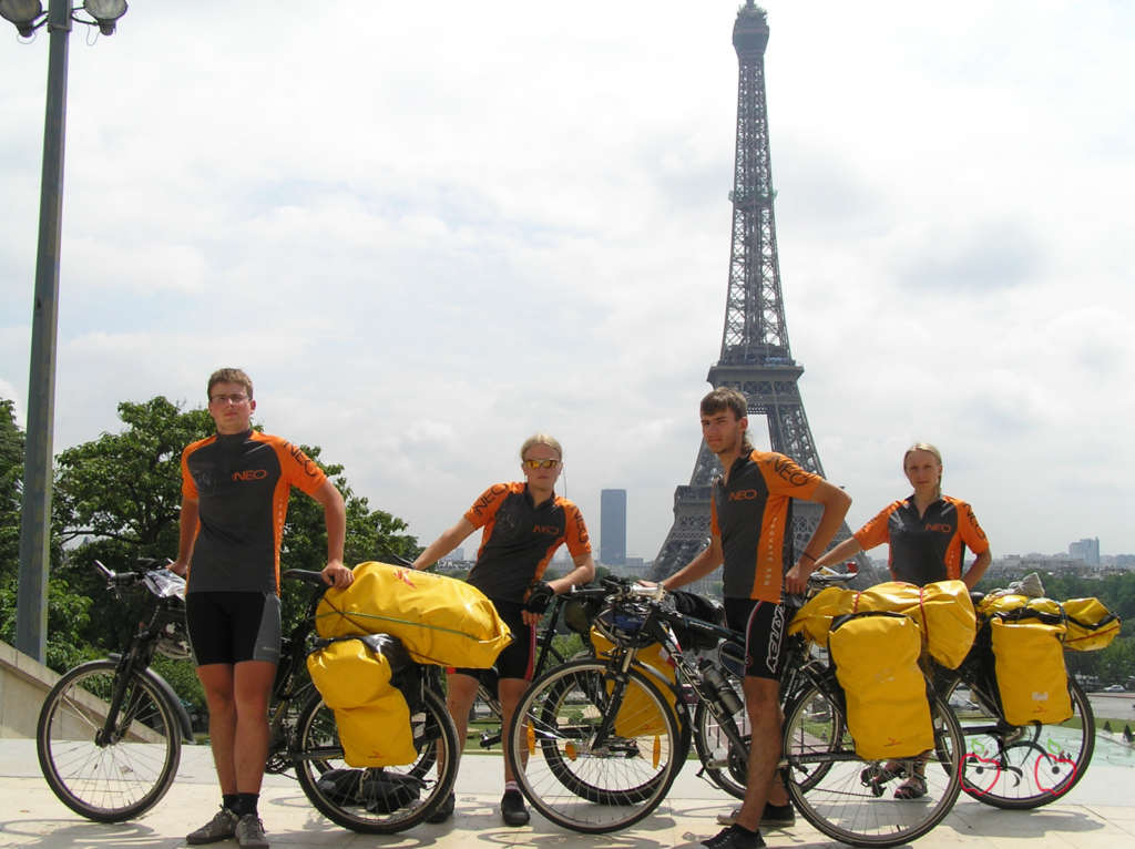 wyprawa rowerowa pruszków paryż 2009 zdrowy rower